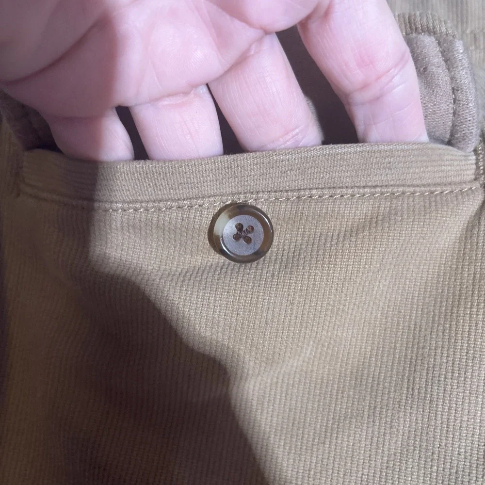 Men's‎ Talbots Micro Corduroy Beige Pants 34W32L